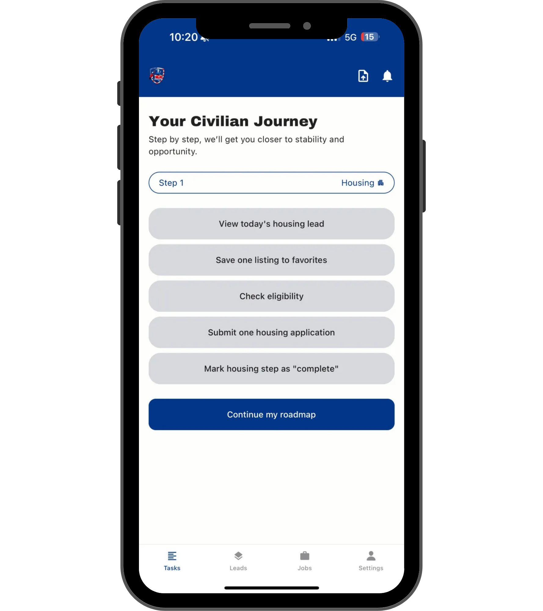 CiVi app screen overview